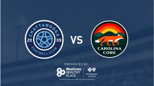 Chattanooga FC vs Carolina Core poster