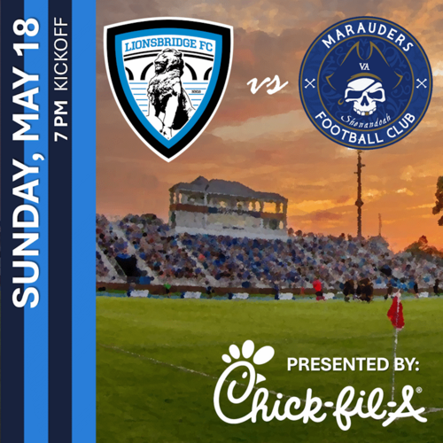 Lionsbridge FC vs Virginia Marauders poster