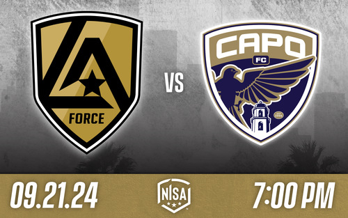 LA Force vs Capo FC (9/21) poster