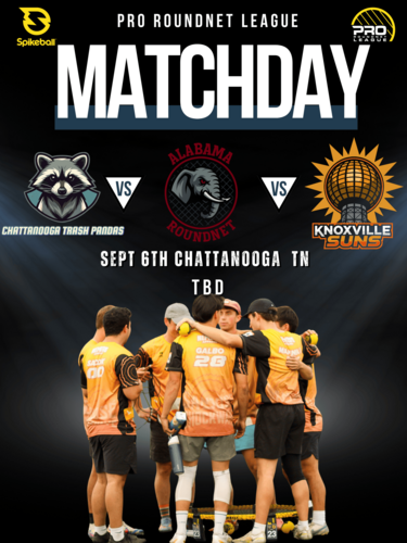 Chattanooga  Exciting PRO League Matchday on Sept 6th  poster