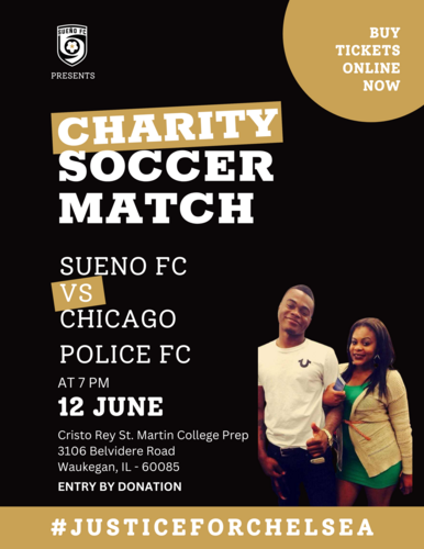 Charity Soccer Match: Sueno FC vs Chicago Police FC poster