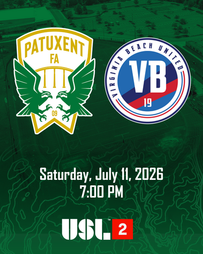 Patuxent FA vs Virginia Beach United:  USL League Two Regular Season Finale poster