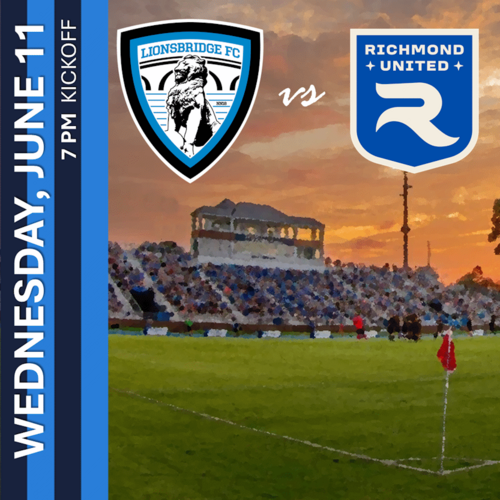 Lionsbridge FC vs Richmond United poster