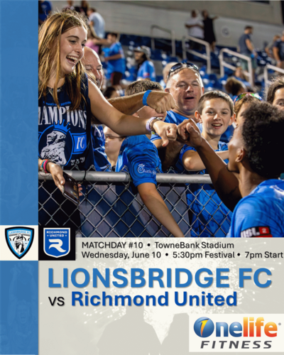 Lionsbridge FC vs Richmond United (June 10, 2026) poster