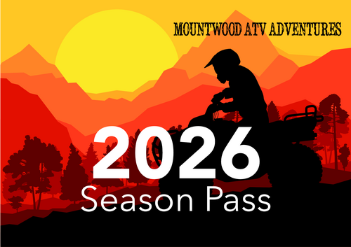 2026 Mountwood ATV Adventures Season Passes poster