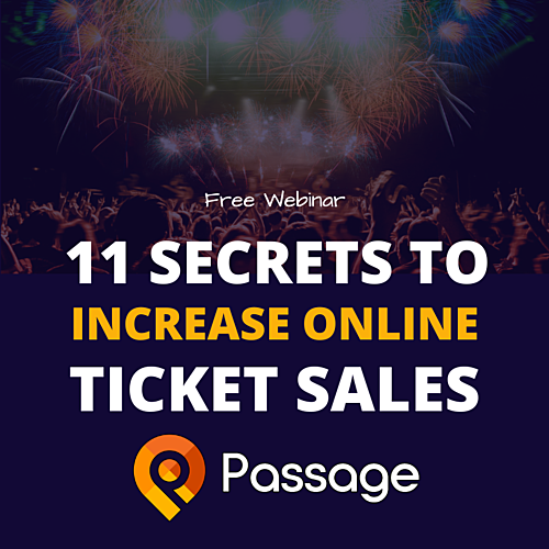 FREE Webinar: 11 Secrets to Increasing Your Online Ticket Sales poster