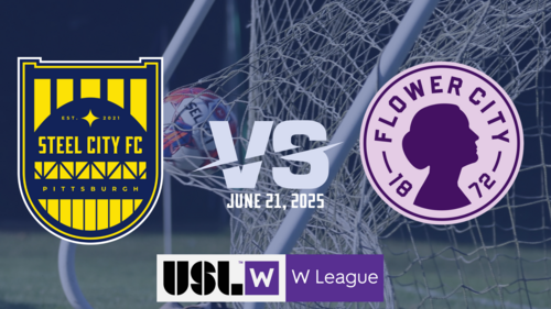 Steel City FC vs Flower City 1872 - W League poster