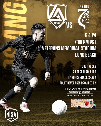 LA Force  vs Irvine Zeta FC (5/4) poster