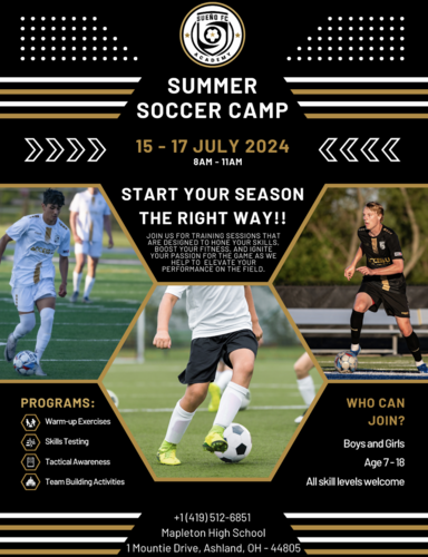 Sueño FC Academy - Summer Camp poster