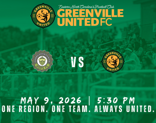 Greenville United vs Charlottetowne Hops NPSL Season Opener poster
