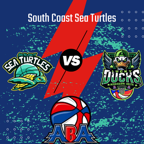 South Coast Sea Turtles vs. Mississippi Delta Lucky Ducks poster