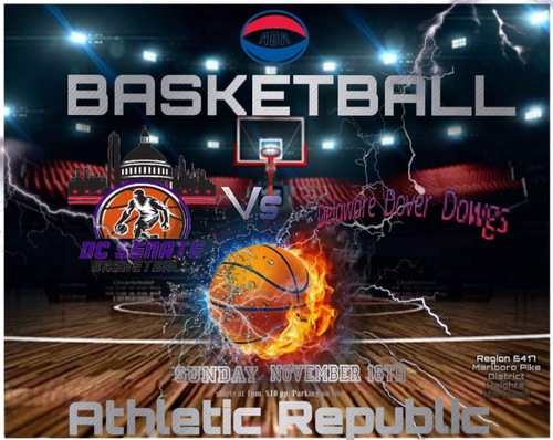 Exciting DC Senate Basketball Clash! poster