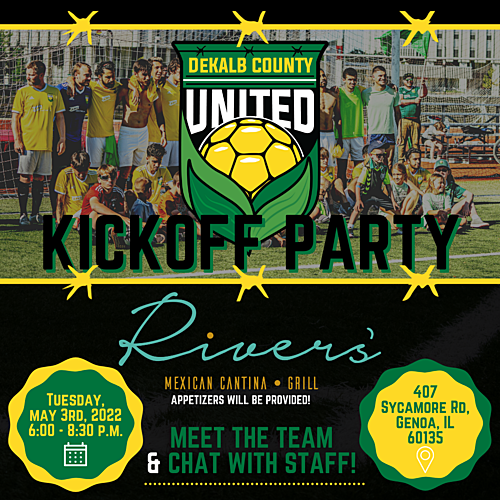 DKCU Kickoff Party Open House poster