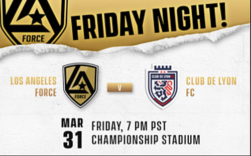 LA Force  v. Club de Lyon poster