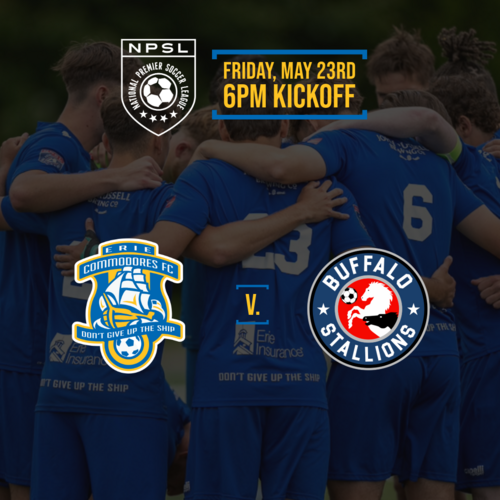 (NPSL) Erie Commodores FC v. Buffalo Stallions poster