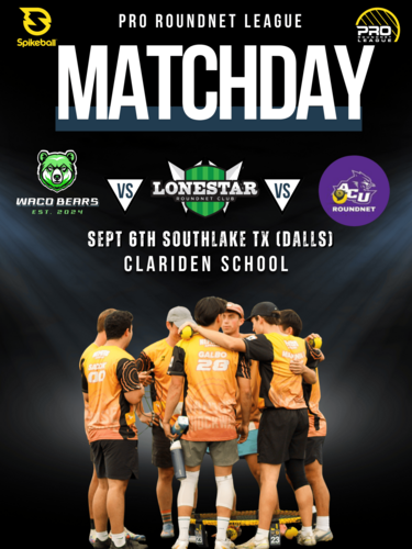 Dallas TX Exciting PRO League Matchday on Sept 6th poster