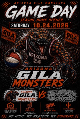 Arizona Gila Monsters  vs Phoenix Nomads poster