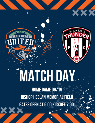 The Siouxper Bowl: United FC Battles Thunder FC poster