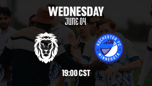 Ticket: June 04 vs Rochester FC poster