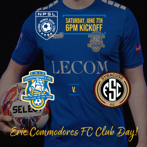 (NPSL) Erie Commodores FC v. Syracuse FC poster